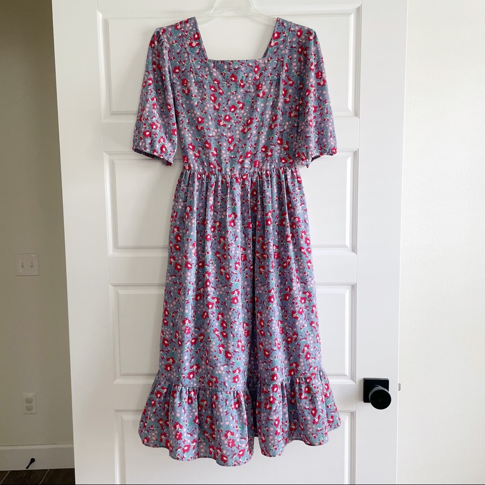 Orange Creek Floral Midi Dress